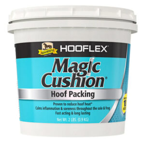 Magic cushion hoof packing product