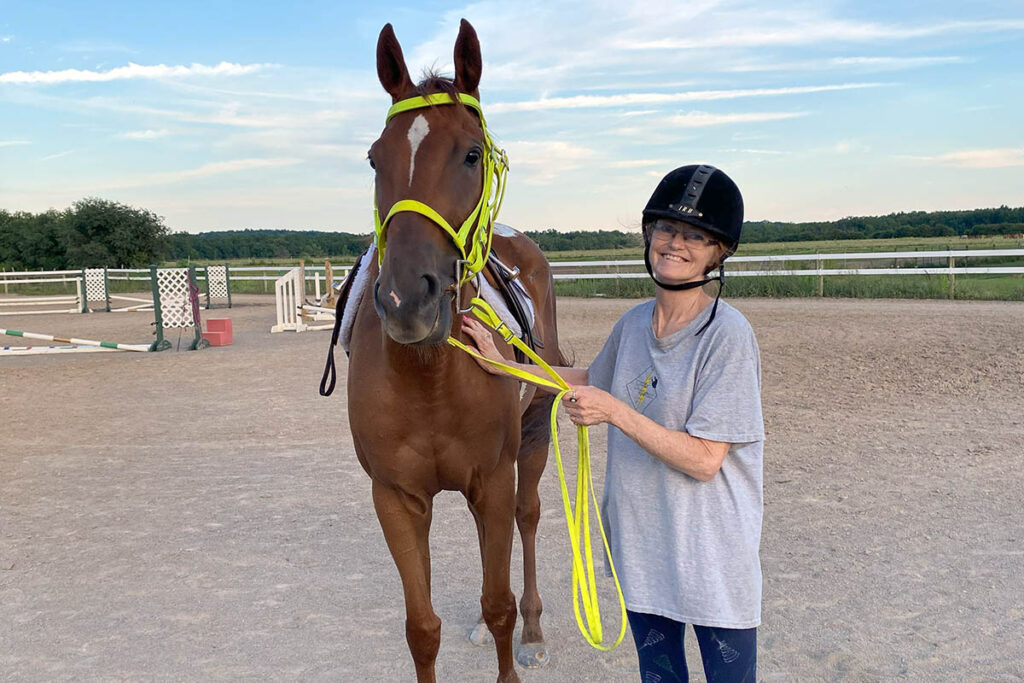 Denise and her OTTB Bayesian