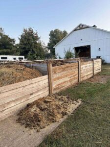 composting bins as manure management for small horse farms